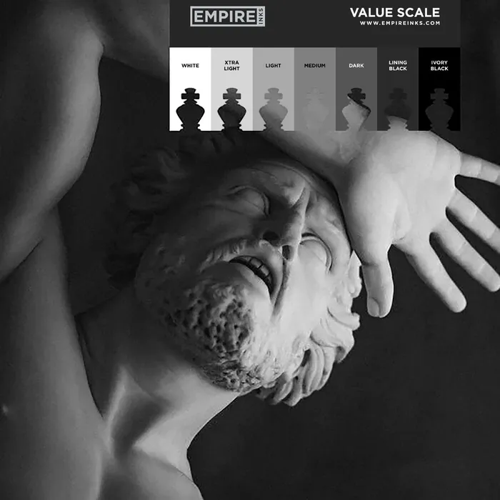 Male Sex Toys Empire Inks Dark Empire Inks White Wash Series Pick Size