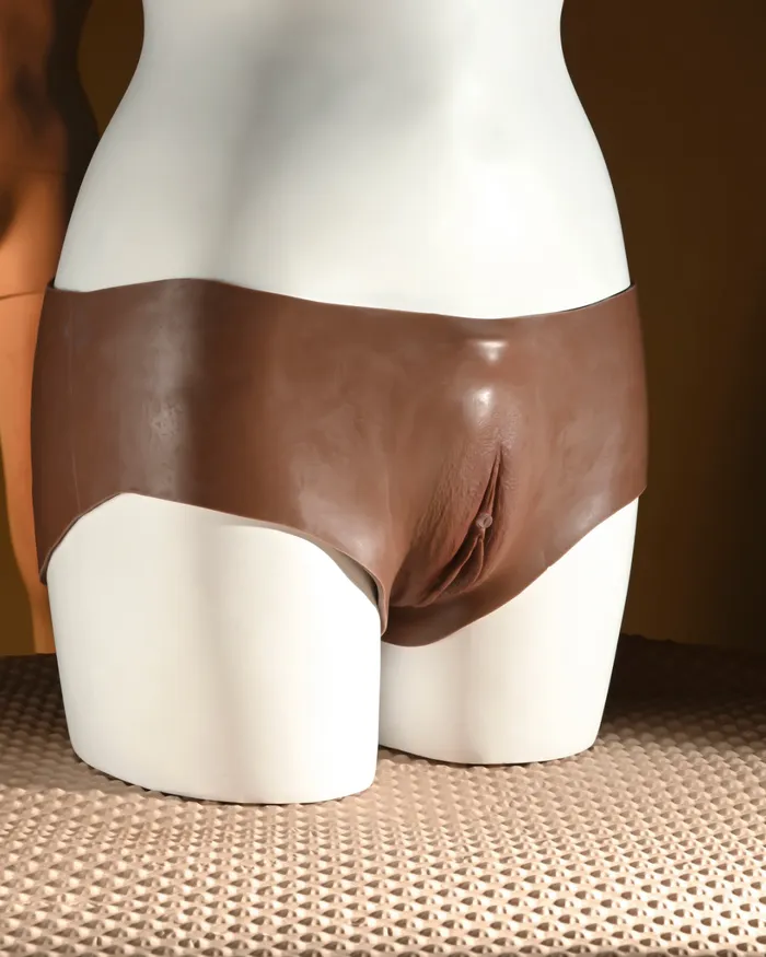 Male Sex Toys Evolved Novelties Gender X Wearable Vagina and Ass Panty Dark