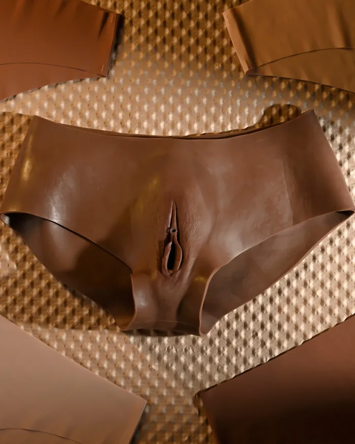 Male Sex Toys Evolved Novelties Gender X Wearable Vagina and Ass Panty Dark