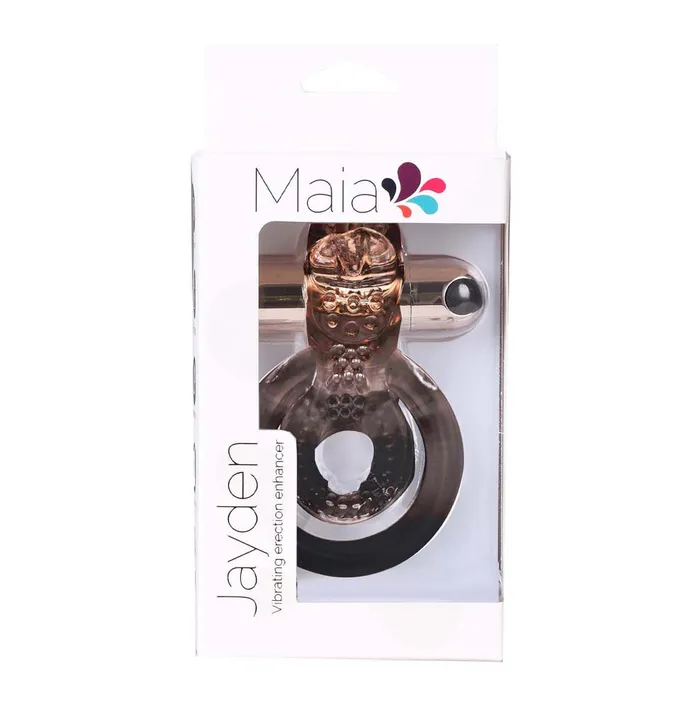 Male Sex Toys Maia Toys Jayden by Maia Toys Vibrating Erection Enhancer Cock Ring Rose Gold