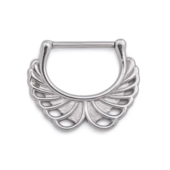 Male Sex Toys Painful Pleasures 14g Soaring Wings Steel Nipple Clicker Price Per 1 Male Sex Toys Painful Pleasures 14g Soaring Wings Steel Nipple Clicker Price Per 1
