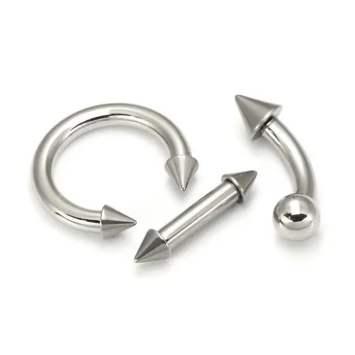 Male Sex Toys Painful Pleasures 6g Internally Threaded CounterSunk Steel Cone Price Per 1