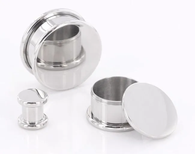 Male Sex Toys Painful Pleasures BOX Plugs Steel Threaded Hollow Center STASH 8mm 26mm Price Per 1 Male Sex Toys Painful Pleasures BOX Plugs Steel Threaded Hollow Center STASH 8mm 26mm Price Per 1