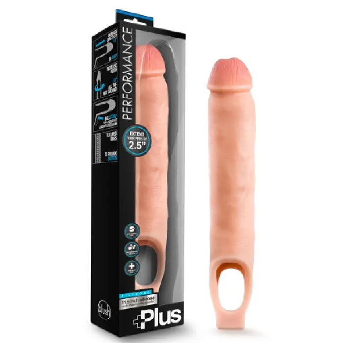Male Sex Toys Performance Plus 115 Inch Silicone Penis Extender with Ball Strap Vanilla Blush Male Sex Toys Performance Plus 115 Inch Silicone Penis Extender with Ball Strap Vanilla Blush