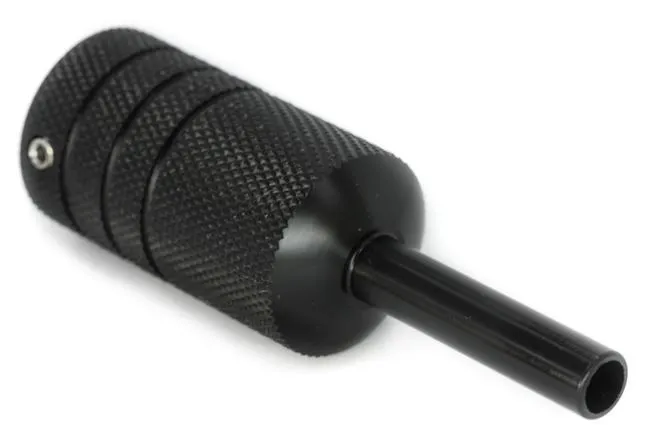 Male Sex Toys Precision Knurling Lightweight Autoclavable Ballistic Plastic 1 Black Tattoo Grip OnePiece Design