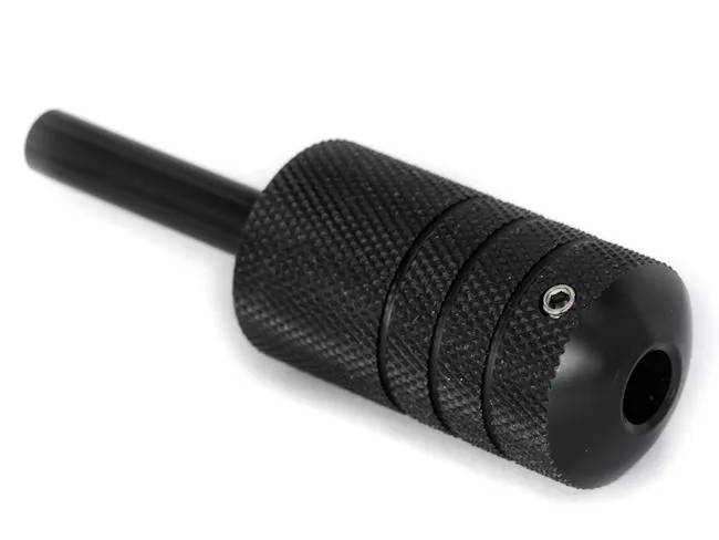 Male Sex Toys Precision Knurling Lightweight Autoclavable Ballistic Plastic 1 Black Tattoo Grip OnePiece Design