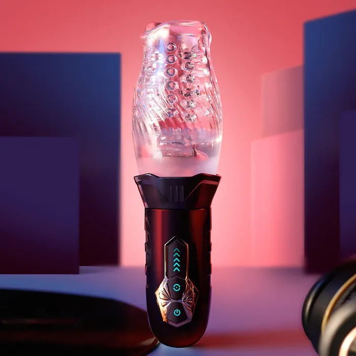 Male Sex Toys Secwell Cyclone Male Rose Oral Sex Masturbator Rechargable