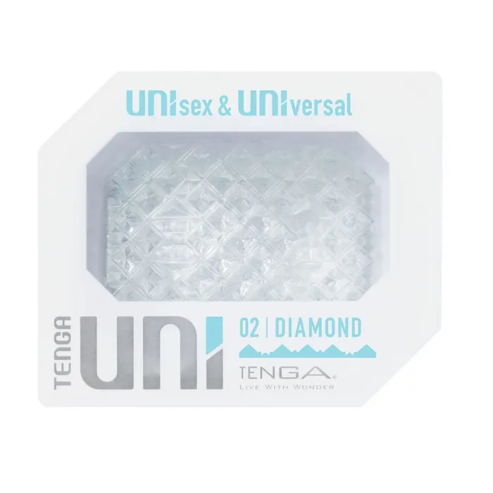 Male Sex Toys Tenga Tenga Uni Diamond Textured Finger Sleeve for Stroking and Clit Massage