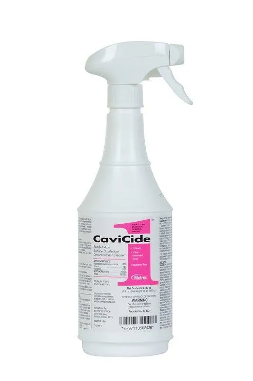 Metrex Vibrators CaviCide1 Surface Disinfectant 24oz Spray Bottle