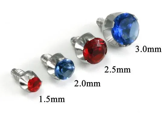 Painful Pleasures Anal 14g 12g Internally Threaded Jewel ProngSet Swarovski Jewel Top Price Per 1 Painful Pleasures Anal 14g 12g Internally Threaded Jewel ProngSet Swarovski Jewel Top Price Per 1