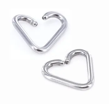 Painful Pleasures Anal 16g Annealed Steel Heart Price Per 1