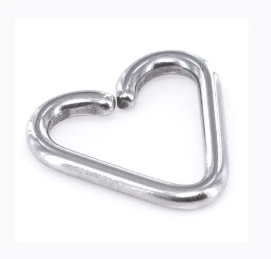 Painful Pleasures Anal 16g Annealed Steel Heart Price Per 1