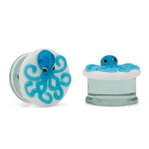 Painful Pleasures Anal 2g1 Double Flared Blue Octopus SodaLime Glass Plug Price Per 1 Painful Pleasures Anal 2g1 Double Flared Blue Octopus SodaLime Glass Plug Price Per 1