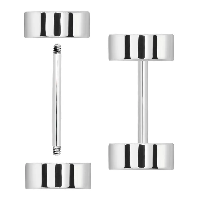 Painful Pleasures Anal 4mm Disc for Externally Threaded 18g16g Jewelry Price Per 1