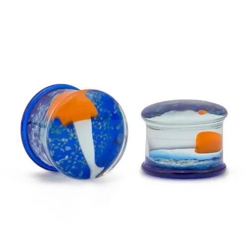 Painful Pleasures Anal Double Flared Orange Mushroom SodaLime Glass Plug Price Per 1 Painful Pleasures Anal Double Flared Orange Mushroom SodaLime Glass Plug Price Per 1