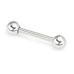 Painful Pleasures Dildos 18g Externally Threaded Stainless Steel Straight Barbell Painful Pleasures Dildos 18g Externally Threaded Stainless Steel Straight Barbell
