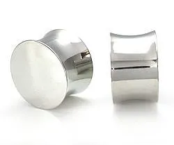 Painful Pleasures Dildos Solid Steel Double Flared Saddle Plugs Price Per 1