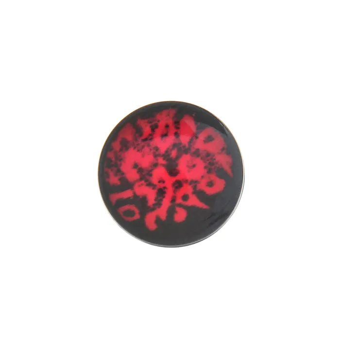 Painful Pleasures FAKE PLUG Leopard Red Fake Piercing Price Per 1 Anal
