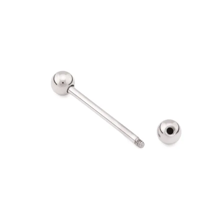Painful Pleasures Female Sex Toys 14g External Straight Steel Barbell Price Per 1