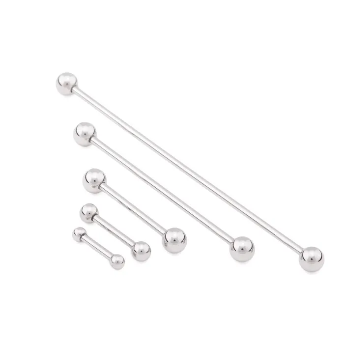 Painful Pleasures Female Sex Toys 14g External Straight Steel Barbell Price Per 1