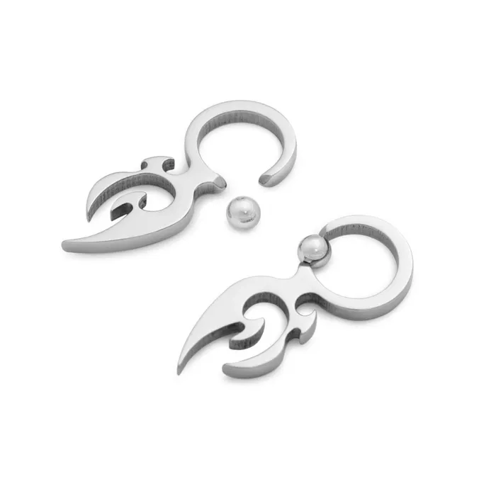 Painful Pleasures Male Sex Toys 10g Steel Double Blade Captive Bead Ring Price Per 1
