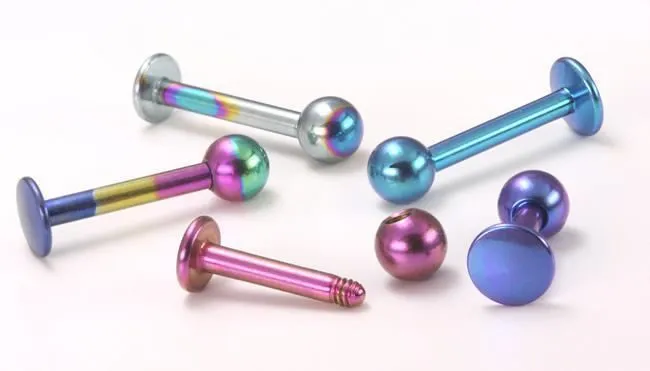 Painful Pleasures Male Sex Toys 18g Externally Threaded Titanium Labret Post w Ball Price Per 1 Painful Pleasures Male Sex Toys 18g Externally Threaded Titanium Labret Post w Ball Price Per 1