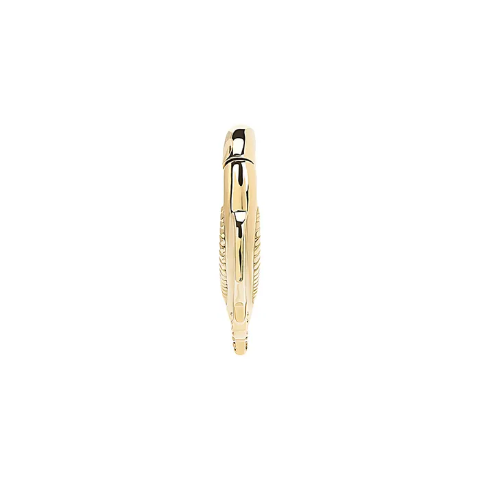 Painful Pleasures PVD Gold Stainless Steel Lotus Flower Clicker Ear Weights Price Per 2 Anal