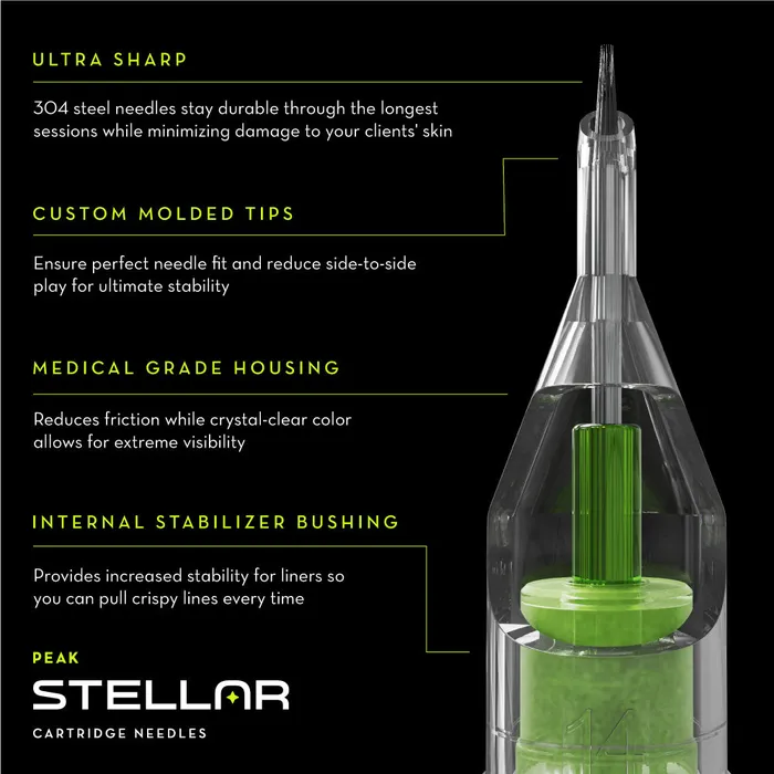 Peak Enhancers Peak Stellar Needle Cartridges Sample Pack