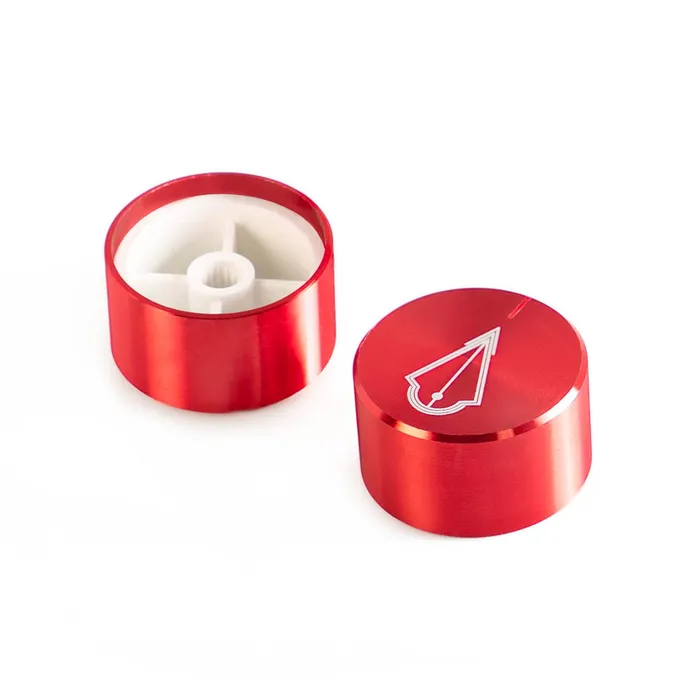 Peak Red Aluminum Knob for Lazur Tattoo Power Supply Price Per 1 Peak Anal