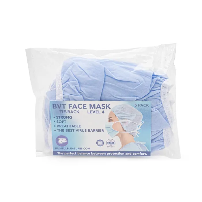 Phoenix Healthcare Solutions Phoenix Level 4 Blue Disposable Face Masks Pack of 5 Vibrators
