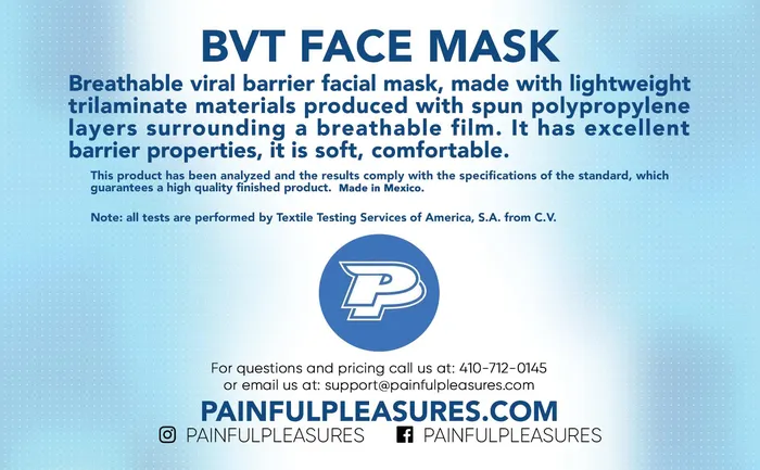 Phoenix Healthcare Solutions Phoenix Level 4 Blue Disposable Face Masks Pack of 5 Vibrators