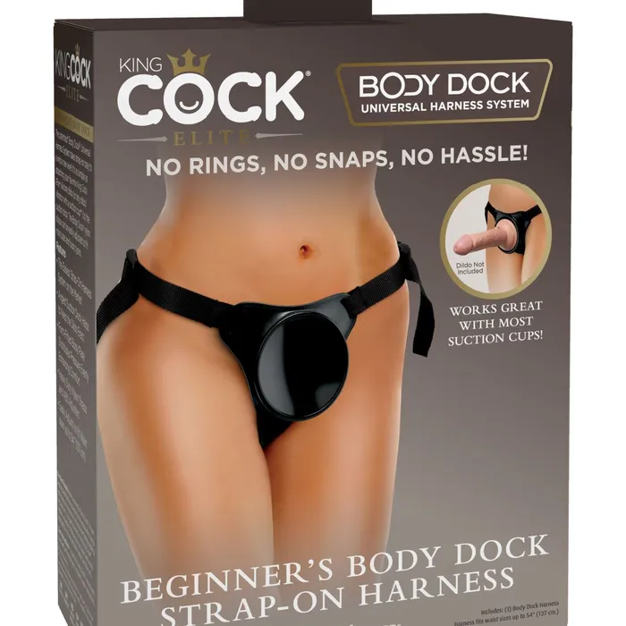 Pipedream Products King Cock Elite Beginners Body Dock Strapon Harness Female Sex Toys