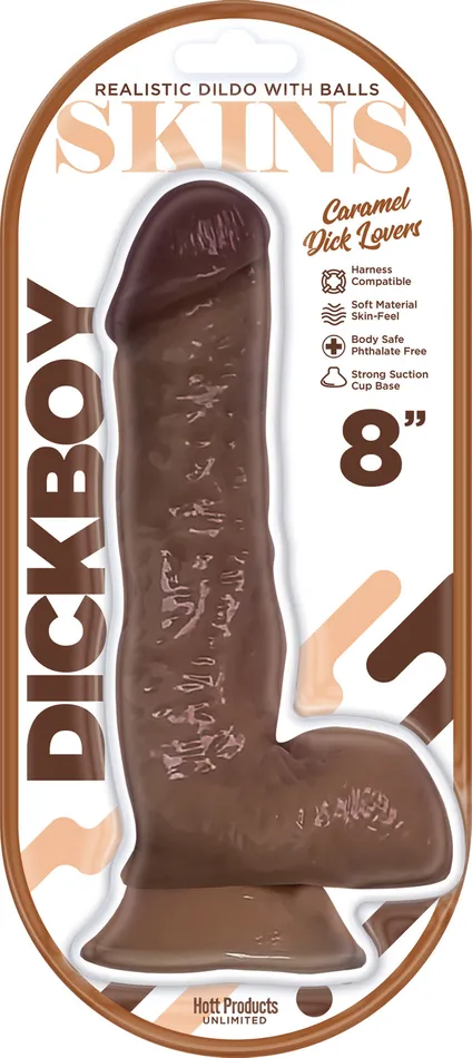 Pleasher Spot Dildos Dick Boy 8 inch Dildo