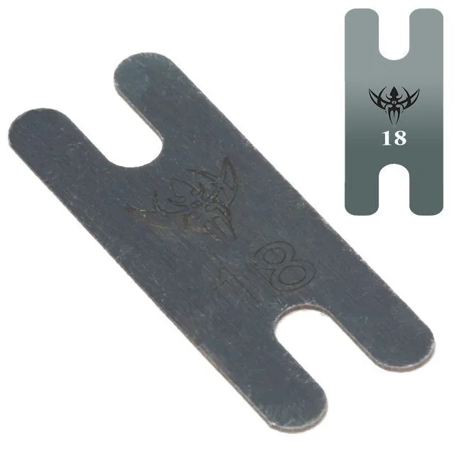 Precision Anal 018 Thick Blue Carbon Steel Back Spring