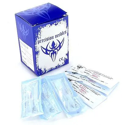 Precision Cosmetic Tattoo Disposable Tips Round Prong Set 1 Box of 50 Anal