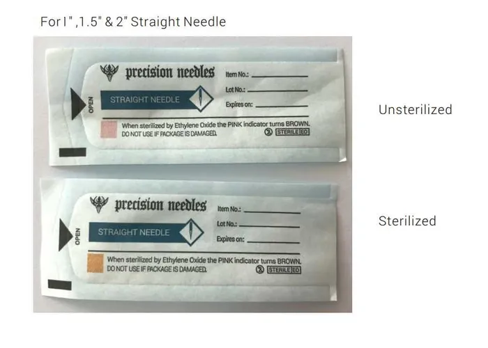 Precision Needles Female Sex Toys 14g Sterilized 1 Body Piercing Needles Box of 100