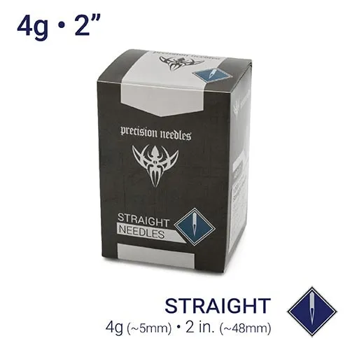Precision Needles Female Sex Toys 4g Sterilized 2 Body Piercing Needles Box of 20 Precision Needles Female Sex Toys 4g Sterilized 2 Body Piercing Needles Box of 20