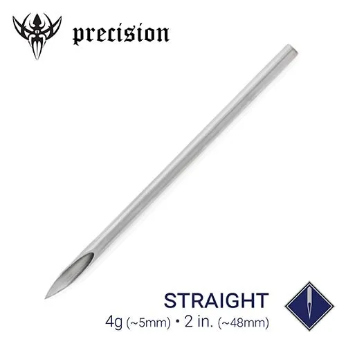 Precision Needles Female Sex Toys 4g Sterilized 2 Body Piercing Needles Box of 20