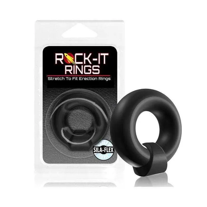 RockIt Rings LLC Rockit Rings MEGA Ring CRing Black Male Sex Toys