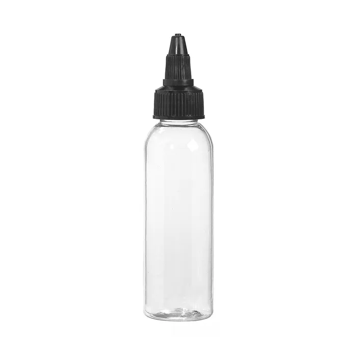 Saferly 2oz Empty Tattoo Ink Bottle with Twist Top Precision Male Sex Toys