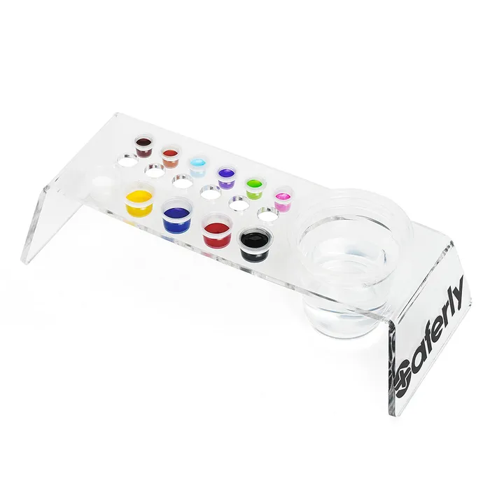 Saferly Acrylic Rinse Cup Ink Cap Holder Precision Male Sex Toys