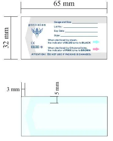 Saferly Sterilization Heat Seal Autoclave Pouches for Body Jewelry 32mm x 65mm Box of 400 Saferly Anal