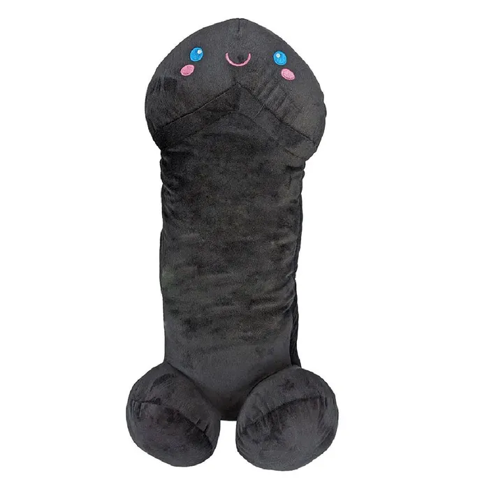Shots Anal Penis Stuffy 24 Inch Smiling Plush Black Colored Penis