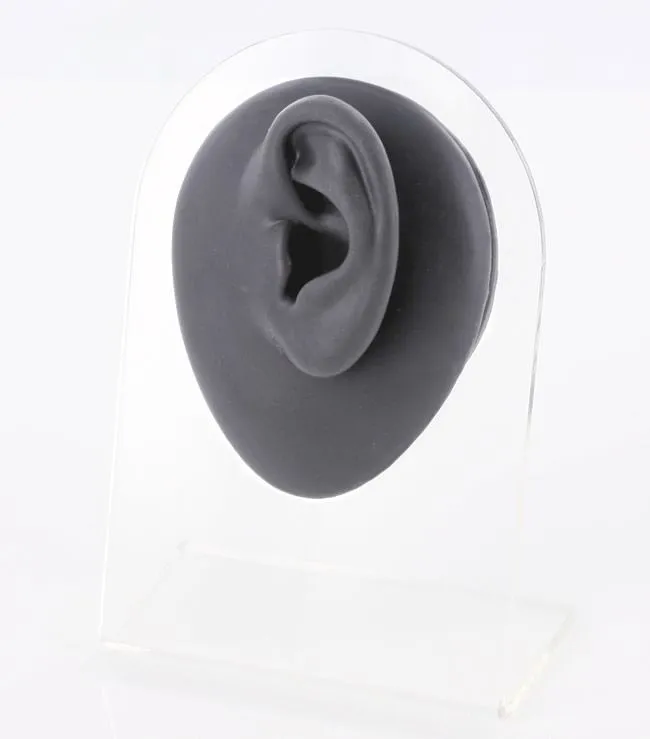 Silicone Left Ear Display Black Body Bit Version 1 Painful Pleasures Anal