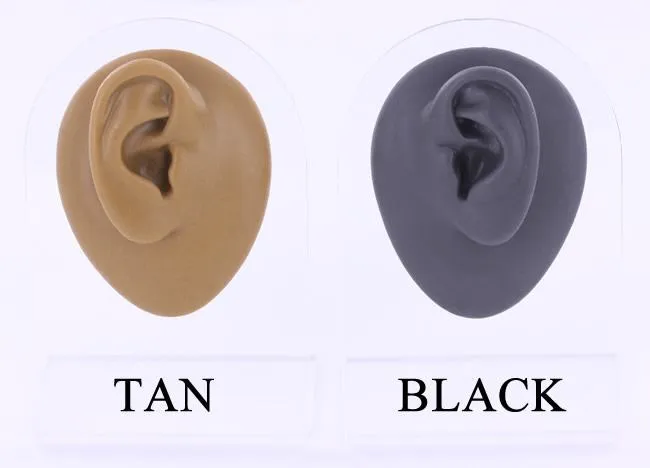 Silicone Left Ear Display Black Body Bit Version 1 Painful Pleasures Anal
