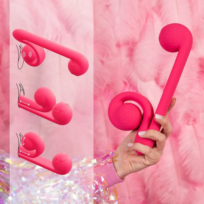 Snail Vibe The Snail Ultra Powerful 2 Motor Dual Stimulating Vibrator Pink Vibrators Snail Vibe The Snail Ultra Powerful 2 Motor Dual Stimulating Vibrator Pink Vibrators