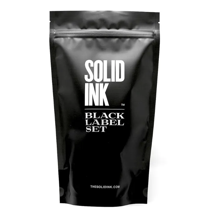 Solid Ink Black Label 4 Bottle Grey Wash Set Solid Ink 1oz Bottles Anal