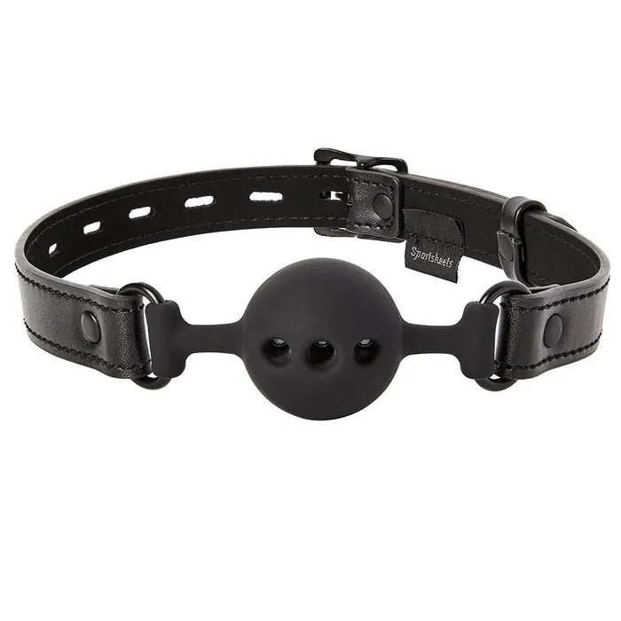 Sportsheets Restraints Saffron Vegan Leather Breathable Ball Gag