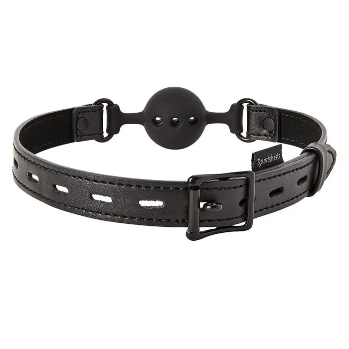 Sportsheets Restraints Saffron Vegan Leather Breathable Ball Gag
