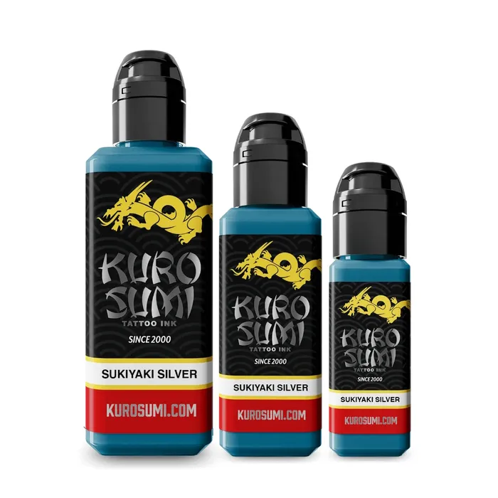Sukiyaki Silver Kuro Sumi Tattoo Ink Pick Size Kuro Sumi Anal